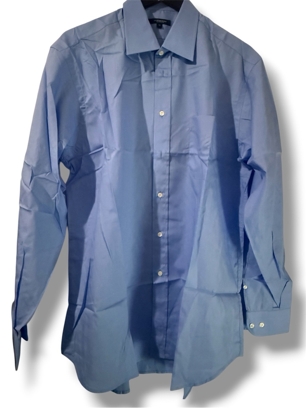 Burberry Light Blue Long Sleeve Dress Shirt. Brand New. 15.5” Neck